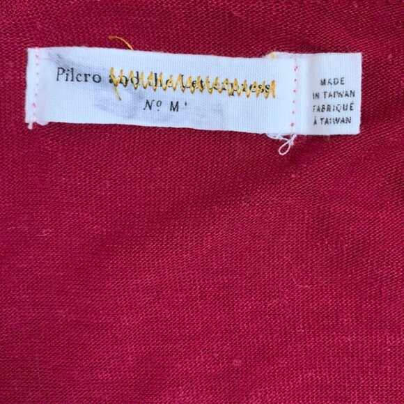 Anthropologie Pilcro and The Letterpress Ruched Top Shirt Size M Medium - Picture 2 of 6